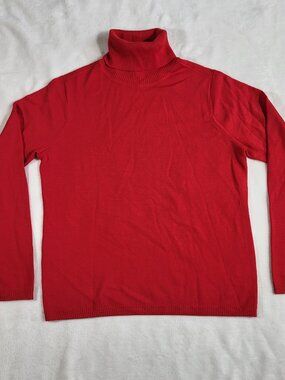 PENDLETON WOMEN'S MERINO WOOL TURTLENECK SWEATER - M